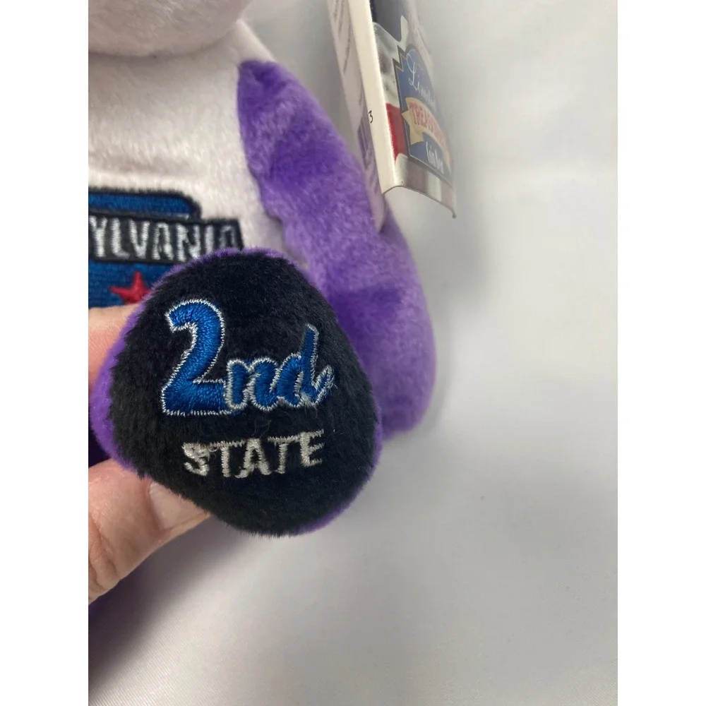 Pennsylvania State Quarter Warman's Book Souvenir Plush Bear Toy Collectible‎